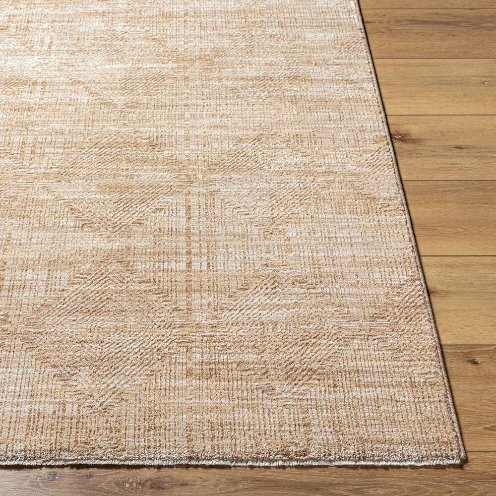Surya Masterpiece MPC-2312 Beige, Tan and Medium Brown 2&#39;7&quot; x 7&#39;3&quot; Runner, , large