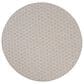 Nourison Twist Reversible 8" Round Grey Indoor/Outdoor Area Rug, , large