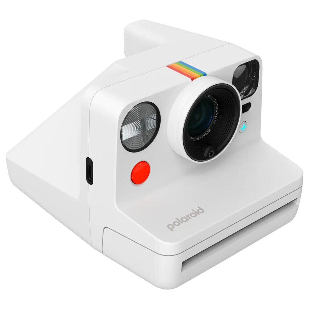 Polaroid Now+ Generation 3 Instant Camera with Color Film Bundle (8 Photos) in White, , large