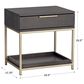 37B Artezia Rebel Nightstand in Brushed Gold and Charcoal Grey, , large