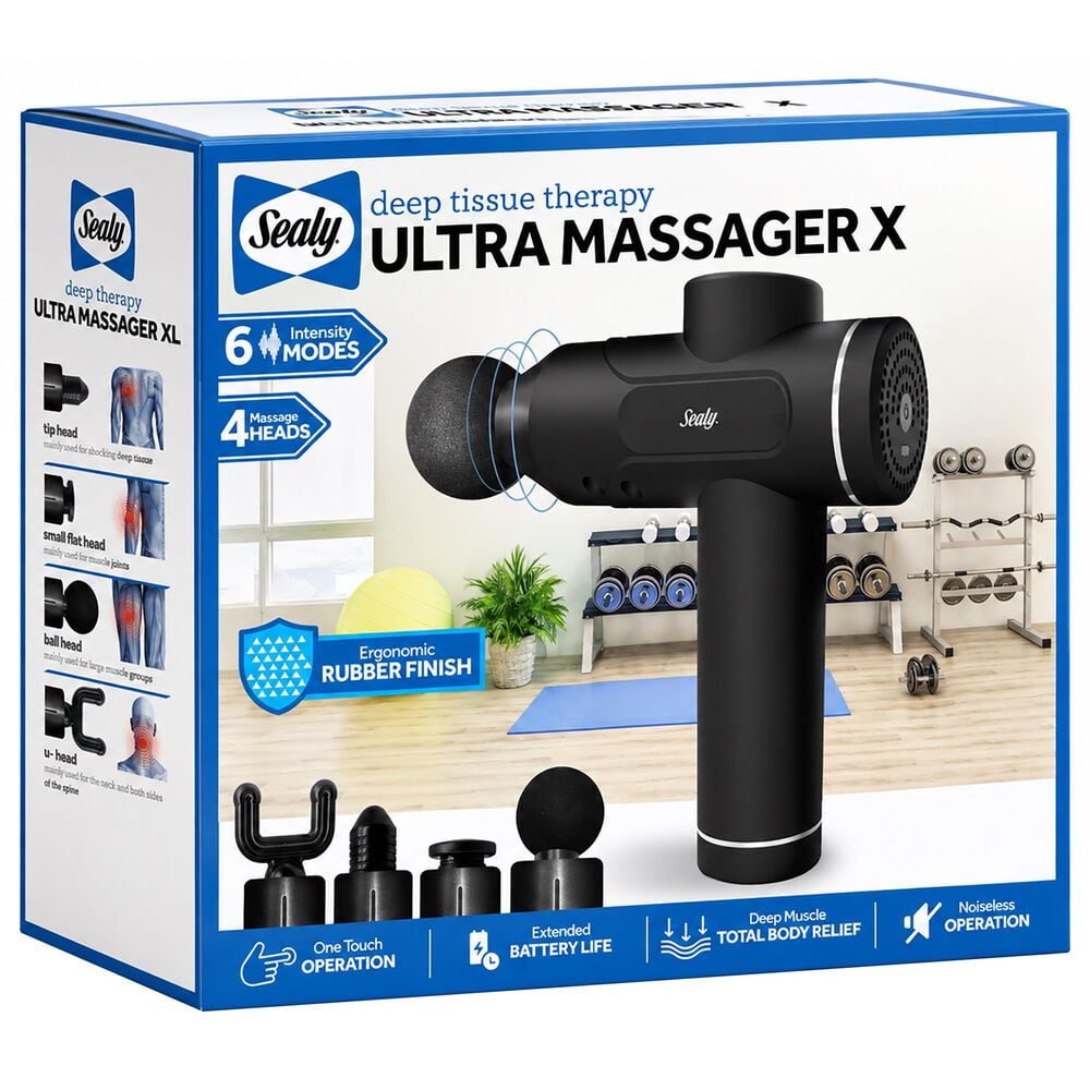 Sealy Full Size Massager in Black, , large