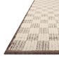 Loloi Knox Ivory and Mocha 11"6" x 15" Area Rug, , large
