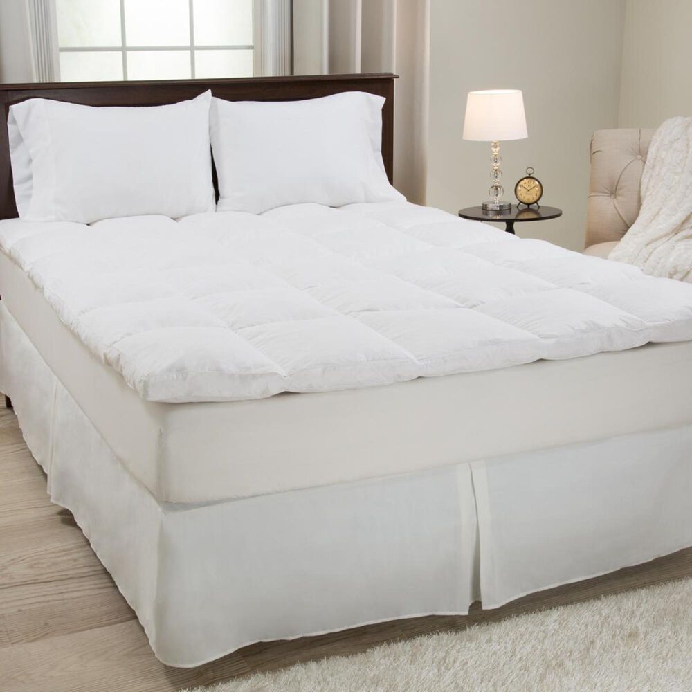 Timberlake Duck Feather Gusset 2" King Mattress Topper, , large