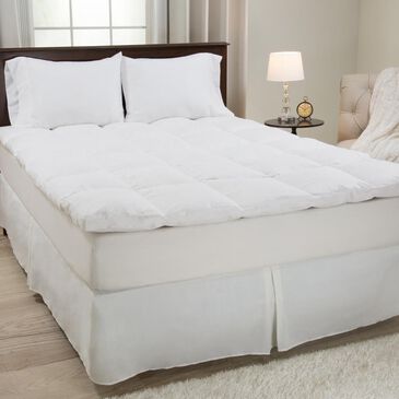 Timberlake Duck Feather Gusset 2" King Mattress Topper, , large
