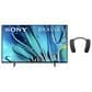 Sony 50" Class Bravia 3 LED 4K HDR - Smart TV with Theater U Wearable Speaker in Black, , large