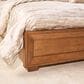 Vista Haus Portrait Queen Panel Bed with LED Lights in Sienna Brown and Creamy Peach, , large