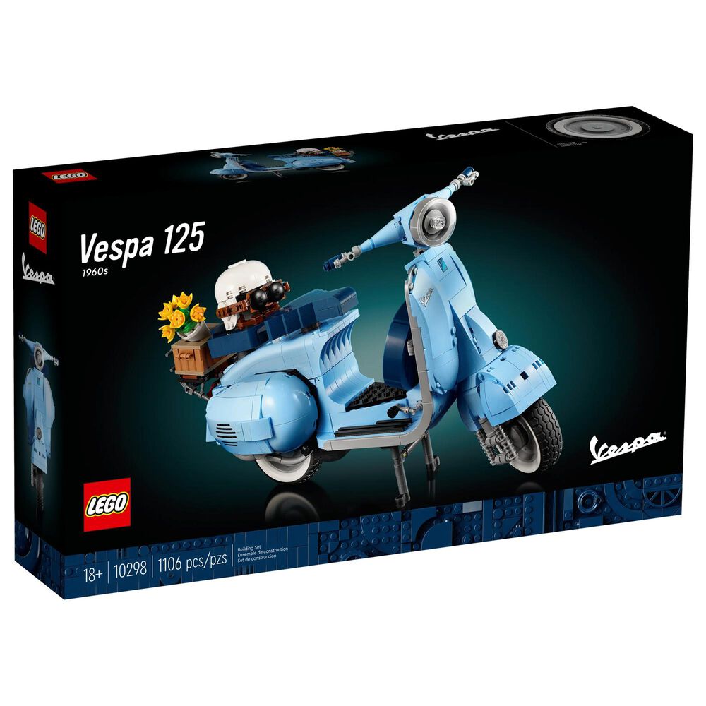 LEGO Vespa 125 Scooter Building Set in Pastel Blue, , large