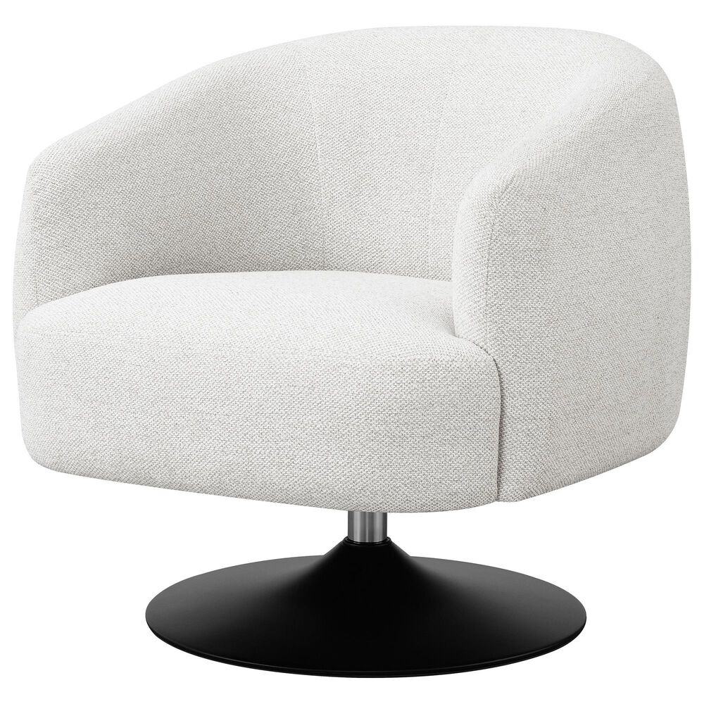 Coaster Dave Swivel Club Chair in Beige, , large