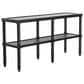 Santa Fe Rustic Bubble Console in Black, , large