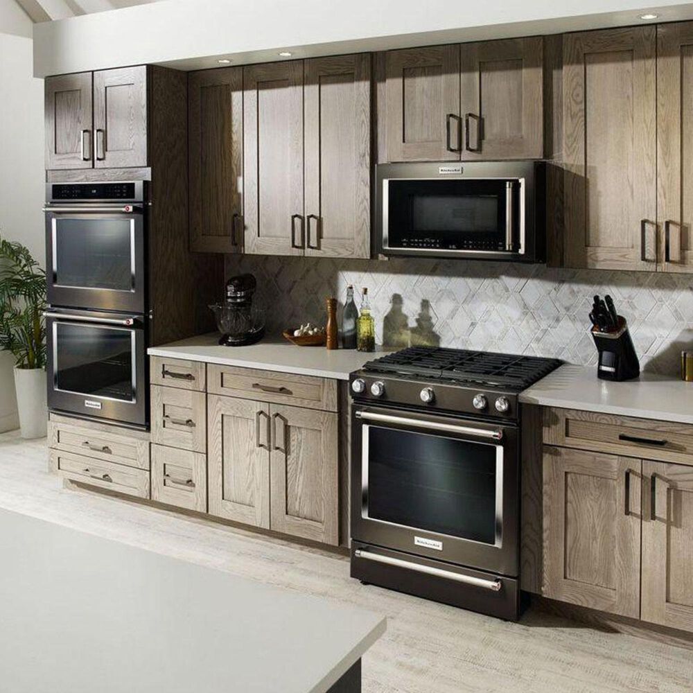 KitchenAid 30&quot; 5.8 Cu. Ft. Gas Range in Black Stainless Steel, , large