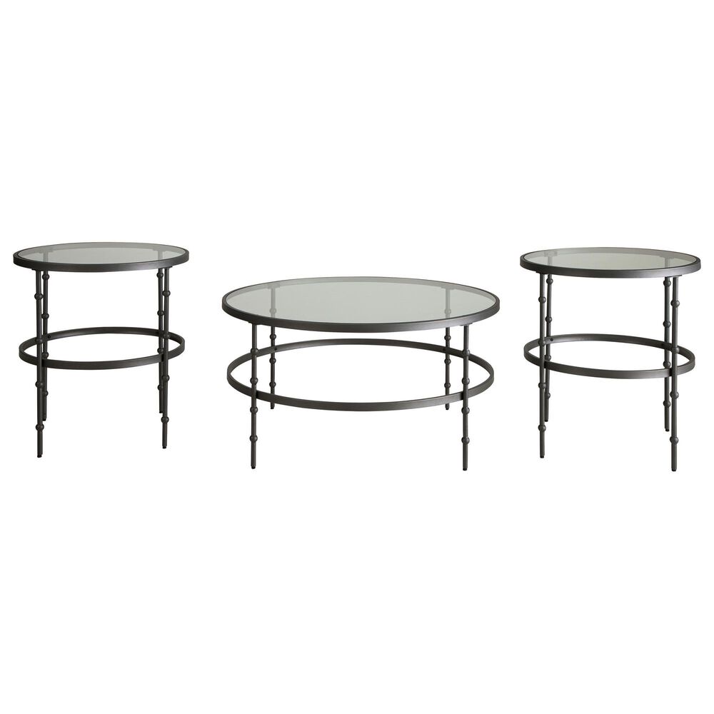 Ashley Kellyco 3-Piece Table Set in Gunmetal, , large