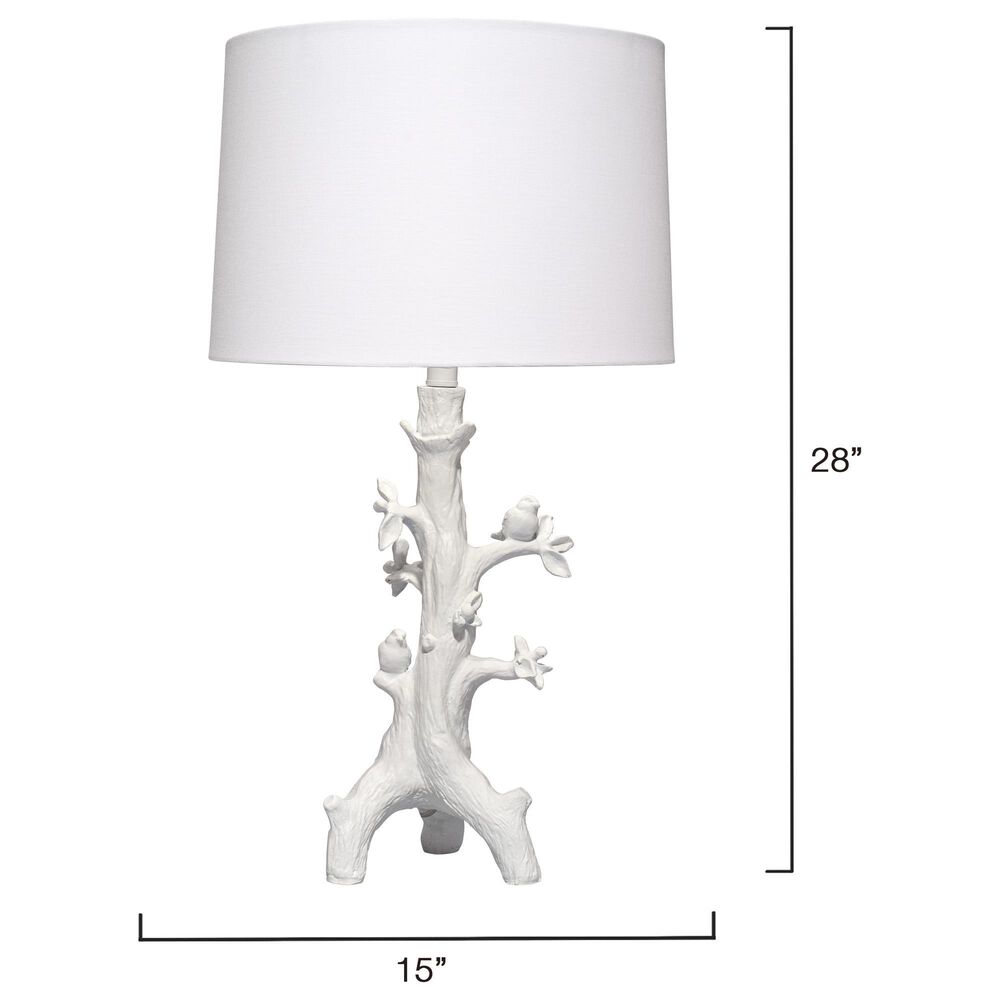 Splendor Living Stonemere Table Lamp in Matte White, , large