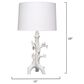Splendor Living Stonemere Table Lamp in Matte White, , large