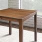 Furniture of America Lubbock 5-Piece Counter Height Dining Set in Walnut, , large