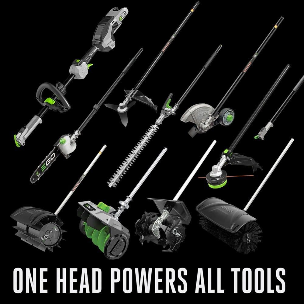 EGO Power+ Multi-Head System Carbon Fiber Snow Shovel Attachment in Black and Gray, , large