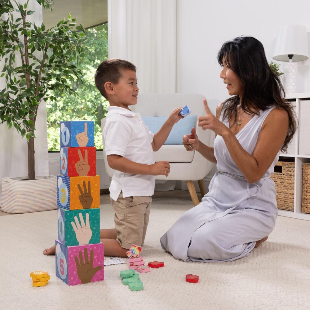 Melissa &amp; Doug Ms. Rachel Sort &amp; Count Nesting Blocks, , large