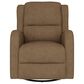 Emerald Home Furnishings Henry Swivel Glider Recliner in Brown, , large