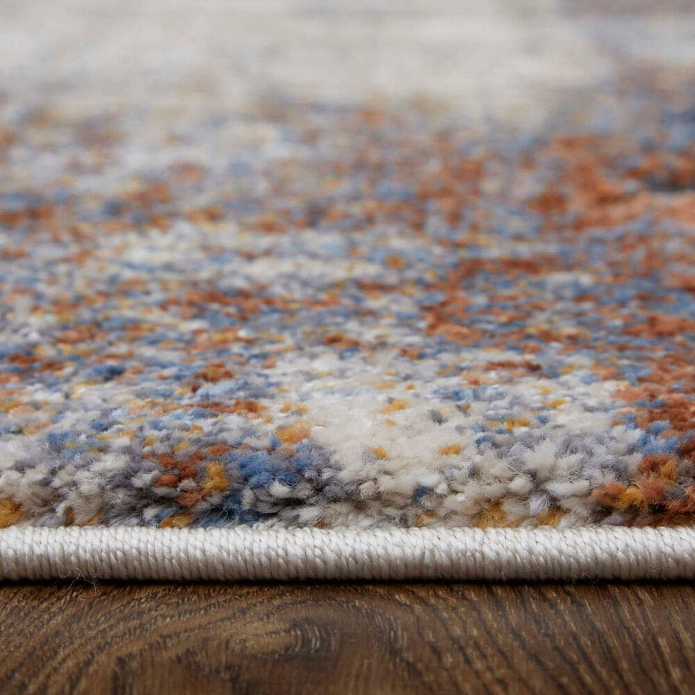 Feizy Gilmore 2&#39;6&quot; x 8&#39; Blue and Ivory Runner, , large