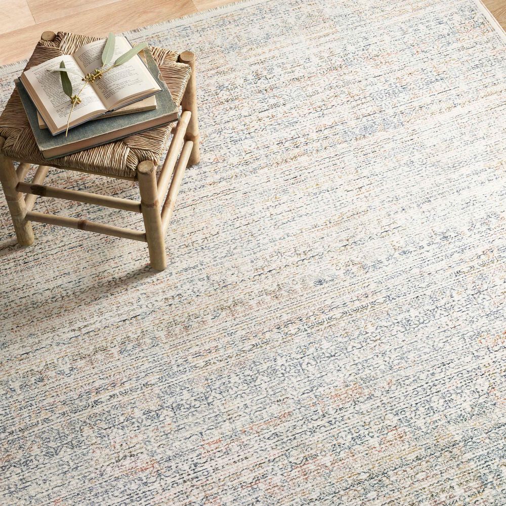 Amber Lewis x Loloi Zuma 7&#39;10&quot; x 10&#39; Ivory and Multicolor Area Rug, , large