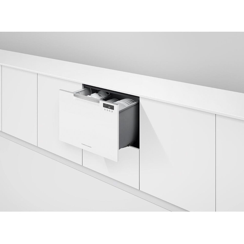 Fisher and Paykel 24&quot; Built-In Single Drawer Dishwasher in White, , large