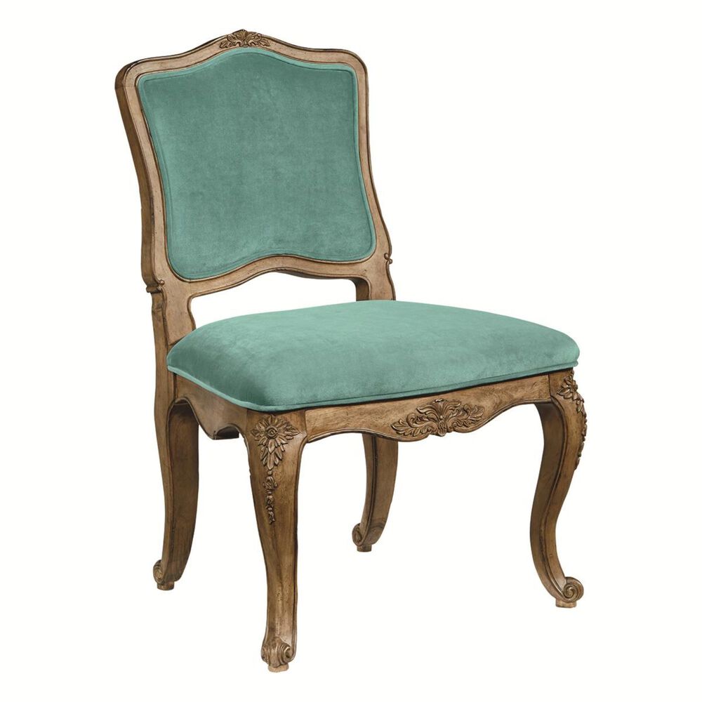 Magnolia Home French Inspired Flora Accent Chair with Seaglass Seat and Back in Bench, , large