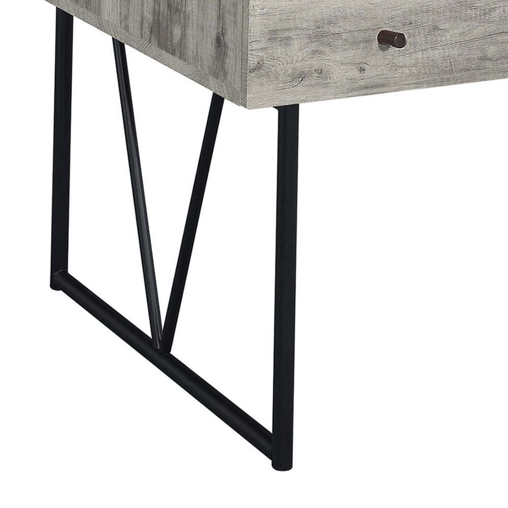 COAST Analiese 2-Piece Desk and Bookcase Set in Black and Grey Driftwood, , large