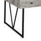 COAST Analiese 2-Piece Desk and Bookcase Set in Black and Grey Driftwood, , large