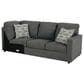 Ashley Edenfield 3-Piece Right Facing U-Shaped Sectional with Chaise in Charcoal, , large