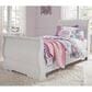 Ashley Anarasia Twin Sleigh Bed in White, , large