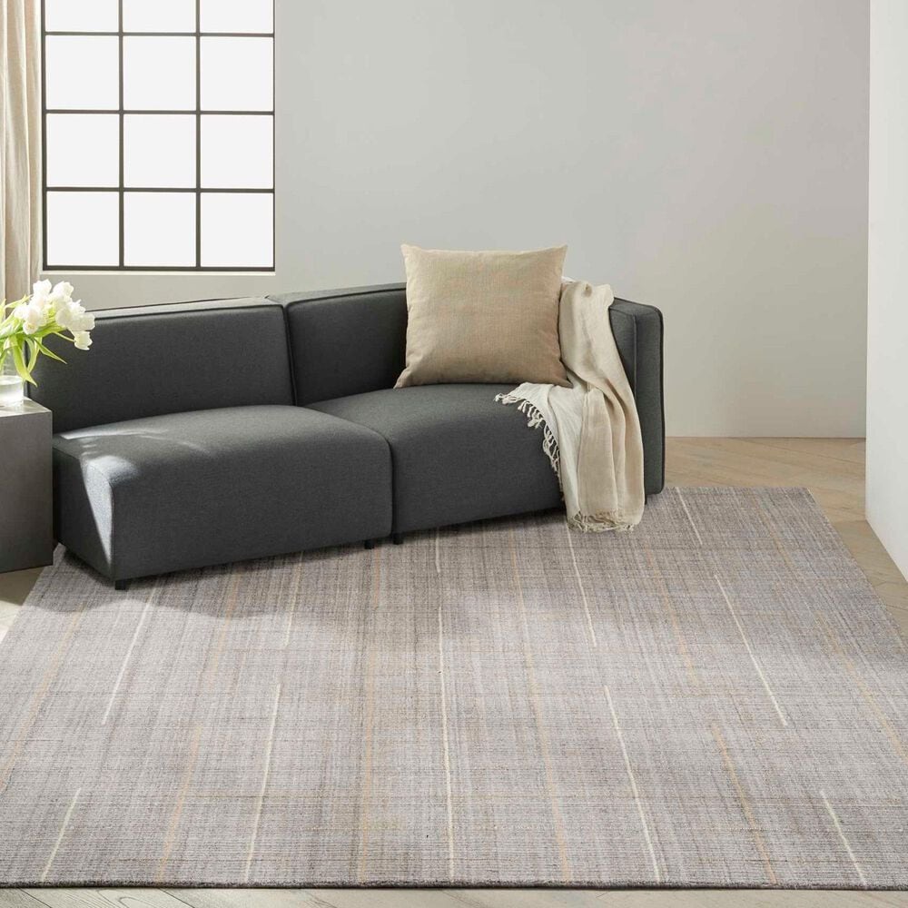 Nourison Architectura Grey 7&#39;9&quot; x 9&#39;9&quot; Area Rug, , large