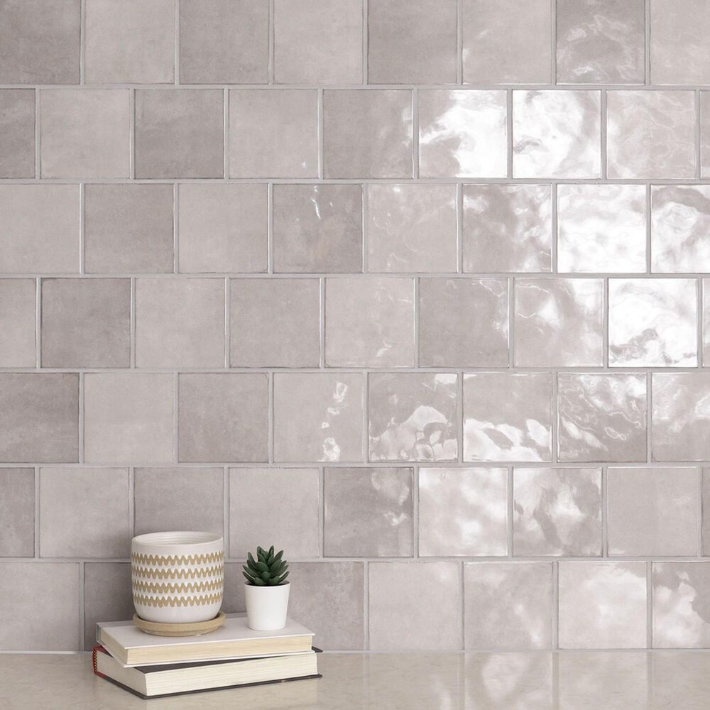 MS International Renzo Sterling 5&quot; x 5&quot; Ceramic Tile, , large