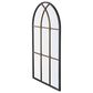A&B Home Arched Wall Mirror in Black and Gold, , large