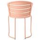 Hearth and Haven Santa Monica 3-Piece Outdoor Bistro Set in Coral, , large