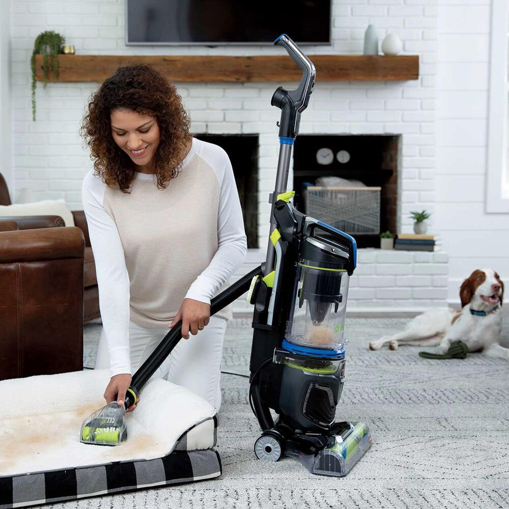 Bissell Pet Hair Eraser Turbo Rewind Upright Vacuum in Cobalt Blue, , large