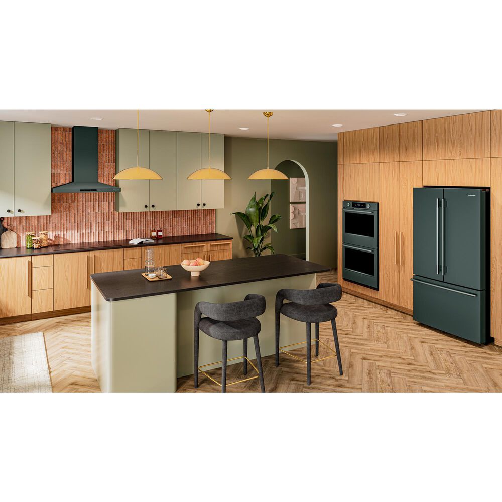 KitchenAid 10 Cu. Ft. Smart Electric Double Wall Oven with Intelligent Cooking Camera in Juniper, , large