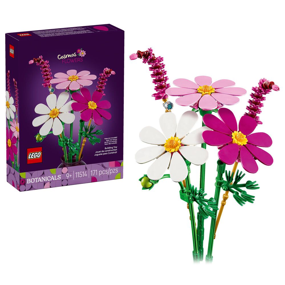LEGO Botanicals Cosmos Flowers Building Set, , large