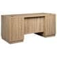 Riva Ridge Harman 3-Piece Executive Desk with Bookcase and File Cabinet Set in Creamy Natural, , large