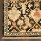 Nourison Antique Bloom Mocha and Multicolor 5"6" x 8"6" Area Rug, , large