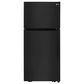 LG 20 Cu. Ft. Top Freezer Refrigerator in Smooth Black, , large