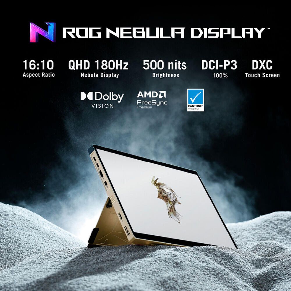 ASUS 13.4" ROG Flow Gaming Laptop | AMD Ryzen AI MAX+ 395 - 128GB RAM - AMD Radeon 8060S Graphics - 1TB SSD in Decennium Gold, , large