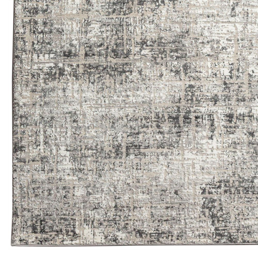 Radici USA Livigno Transitional 5&#39;3&quot; x 7&#39;3&quot; Grey Area Rug, , large