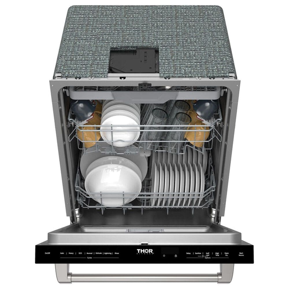 Thor Kitchen 24" Built-In Dishwasher with Open Dry and 7 Cycles in Stainless Steel, , large