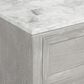 New Heritage Design Fiona 6-Drawer Dresser in Mist Gray and White, , large