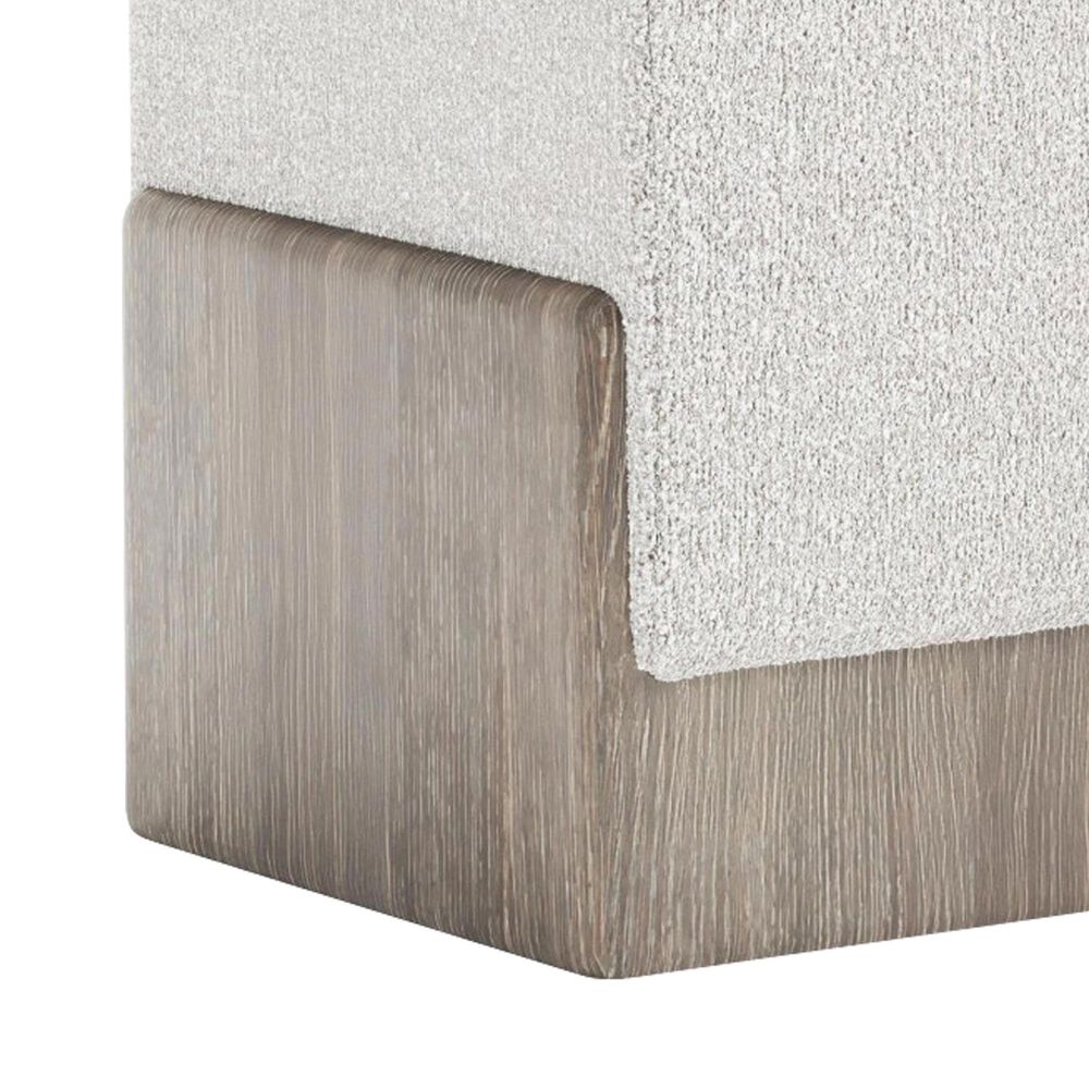 Bernhardt Monolith Upholstered Bench in Wirebrushed Oak, , large