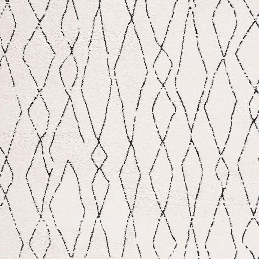 Safavieh Melody MEL112B 5&#39;3&quot; x 7&#39;6&quot; Ivory and Black Area Rug, , large