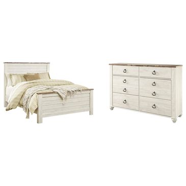 Ashley Willowton 2-Piece Queen Bedroom Set in Whitewash, , large