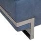 Bellini Modern Living Amanda Sofa with Adjustable Headrest in Pacific Blue, , large