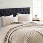 Hallmart Collectibles Hemet 3-Piece King Coverlet Set in Beige, , large