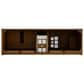 James Martin Bellshire 72" Double Bathroom Vanity in Honey Oak with 3 cm Ethereal Noctis Silestone Top and Rectangular Sinks, , large