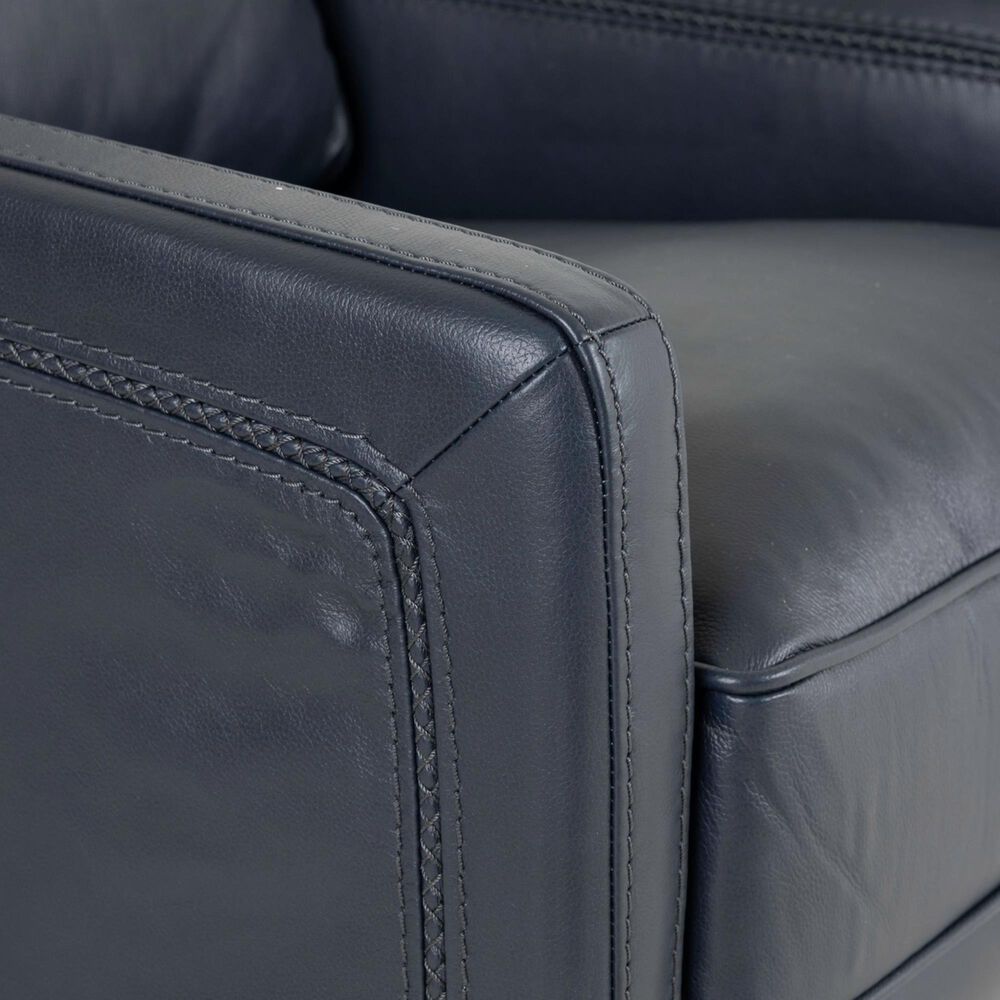 Italiano Furniture Turner Swivel Glider Chair in Blue, , large